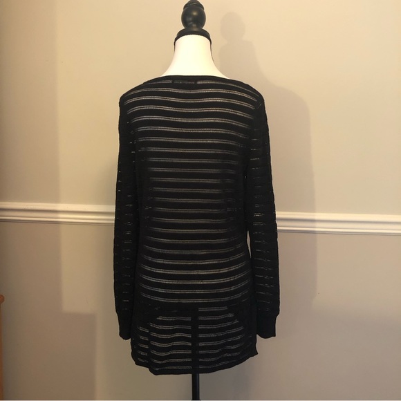 Holiday Black Tunic Sweater Edit by Jeanne Beker Size S - Picture 3 of 6